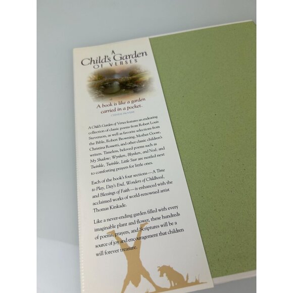 Thomas Kinkade A Child's Garden of Verses Hardcover 1999 VTG Poems Scripture - Picture 10 of 16